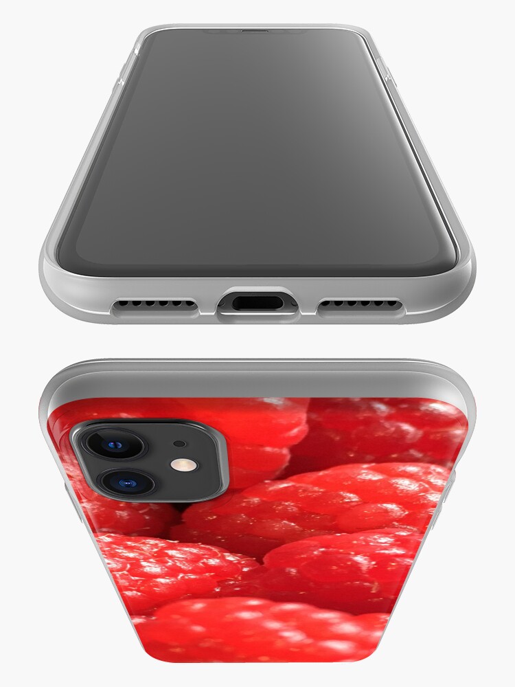 Alternate view of Red Raspberries iPhone Case & Cover