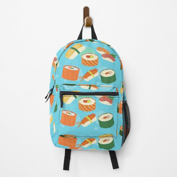Item preview, Sushi Tshirt Tee Shirt Special Japanese Food  Cute Funny Kawaii Graphic Cartoony Design for Apparel Accessories Home Decor Skins Totes Bags Wall Art Stickers designed and sold by Rocbebe.