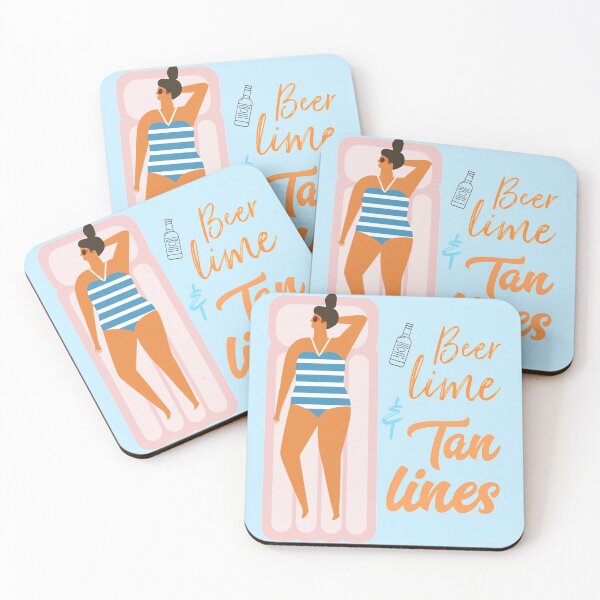 Item preview, Beer lime and tan lines designed and sold by Trio's Stuff.