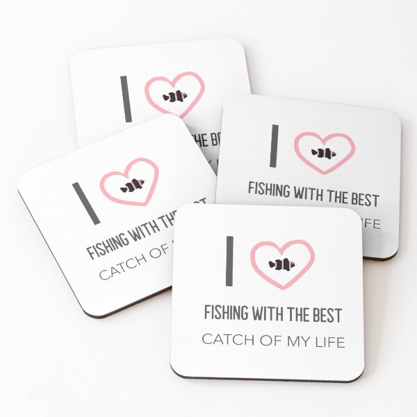 Item preview, I LOVE FISHING WITH THE BEST CATCH OF MY LIFE designed and sold by Ashalcheema.