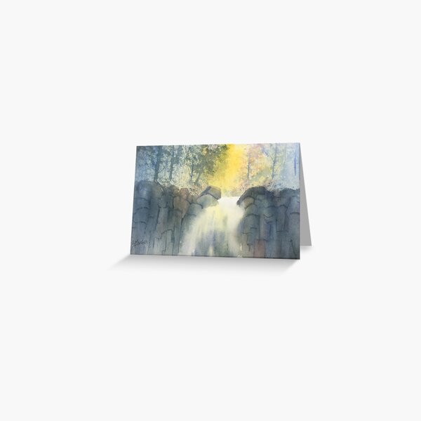 Waterfall Greeting Card