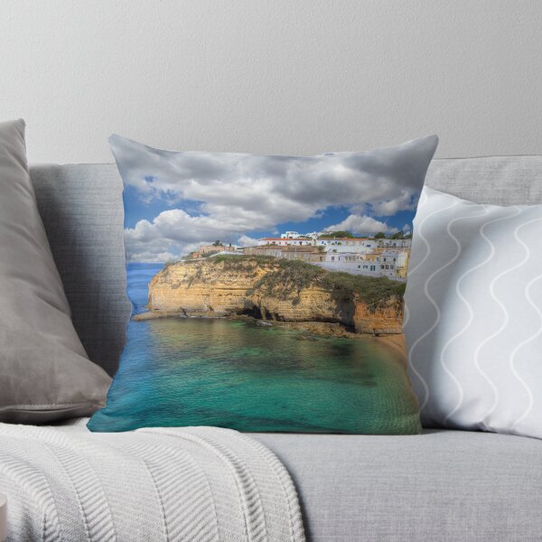 Carvoeiro Algarve Portugal Throw Pillow