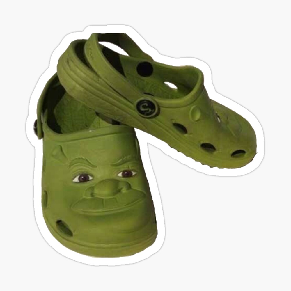 Things that are not aesthetic - SHREK Crocs.