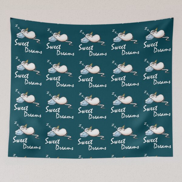 Item preview, Sleepy Mouse, Sweet Dreams (White Text) designed and sold by TenBurner.