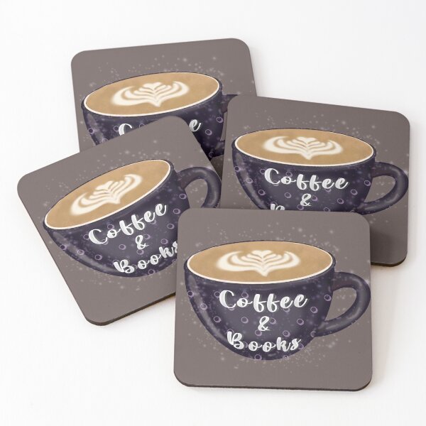 Item preview, Coffee and books designed and sold by TurtleduckDes.