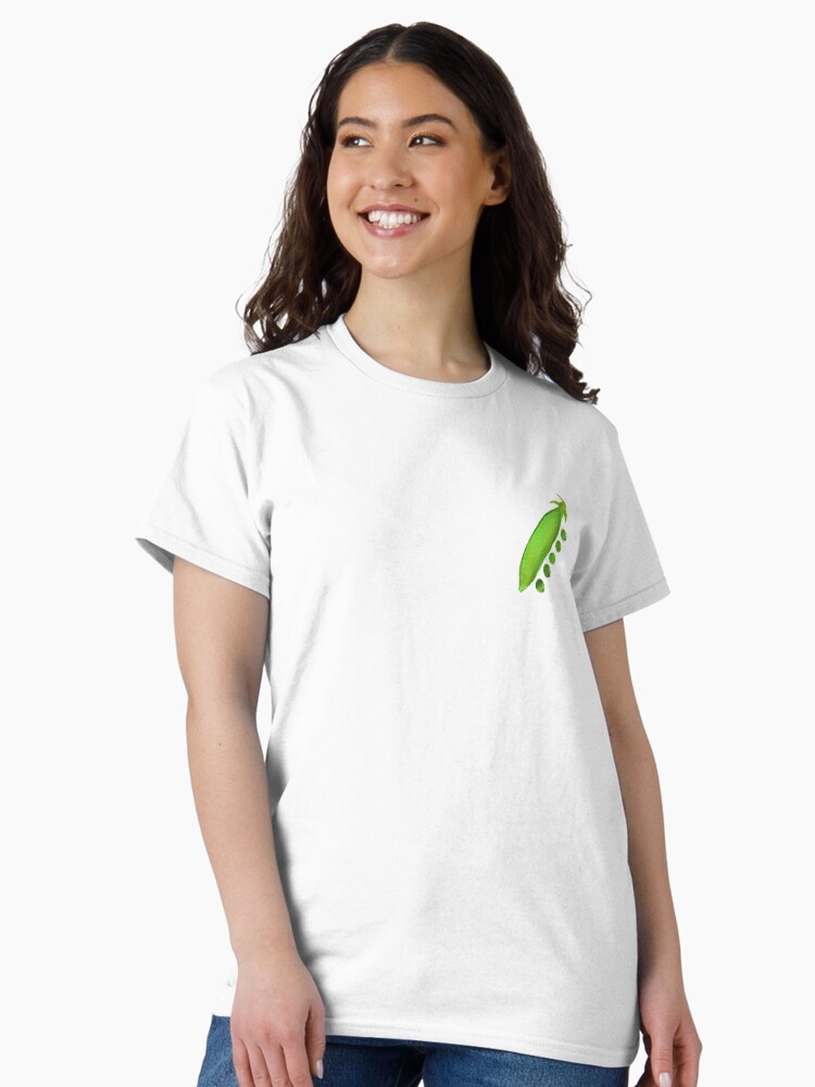 Thumbnail 2 of 7, Classic T-Shirt, Snow Peas designed and sold by ddanyen.