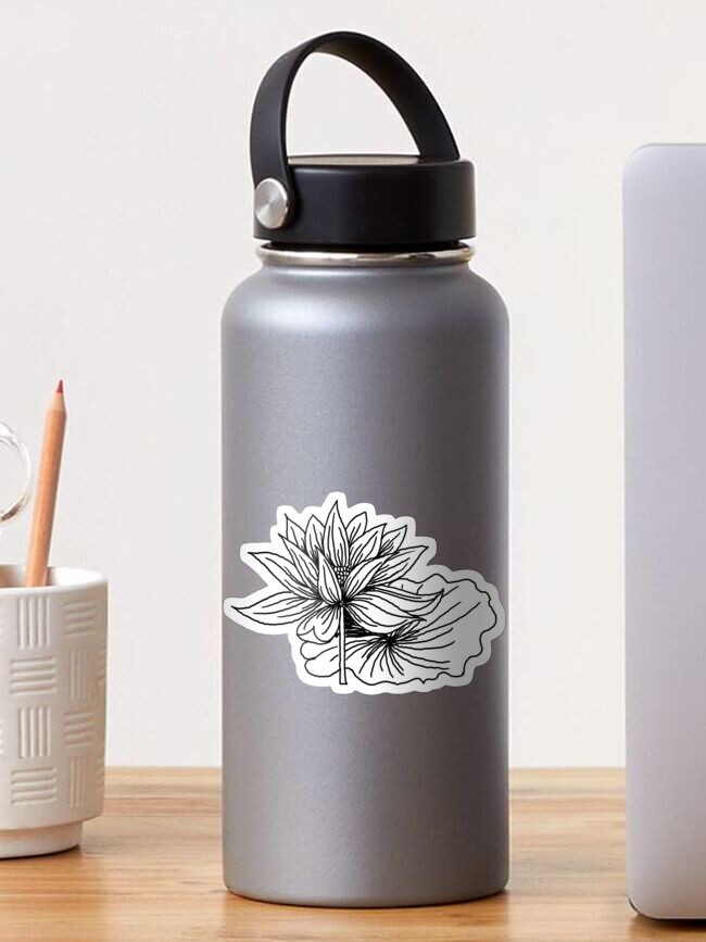 The Steel Bottle Art 500 Ml 5 Cartoon Flowers