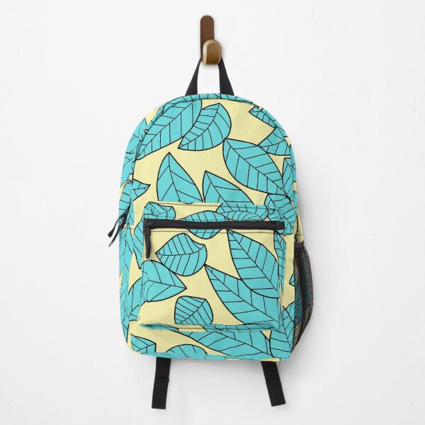 Item preview, Blue Leaves Yellow Background designed and sold by LADYGOODMOOD.