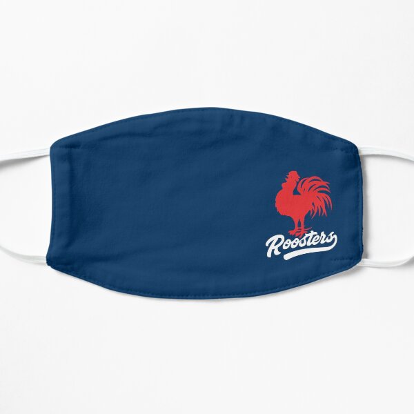Sydney Roosters Mask - Red Cockerel with Tail on Rooster Blue Mask