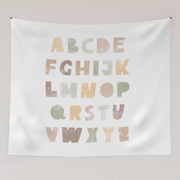 Item preview, Gender-neutral pastel alphabet for kids designed and sold by TanyaMakesART.