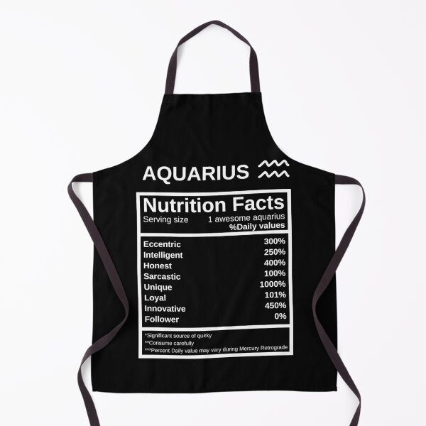 Item preview, Aquarius Nutrition Facts designed and sold by lolora.