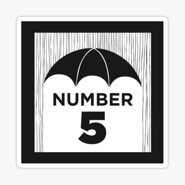 Umbrella Academy Five Hargreeves Sticker For Sale By Eunoia0 Redbubble 