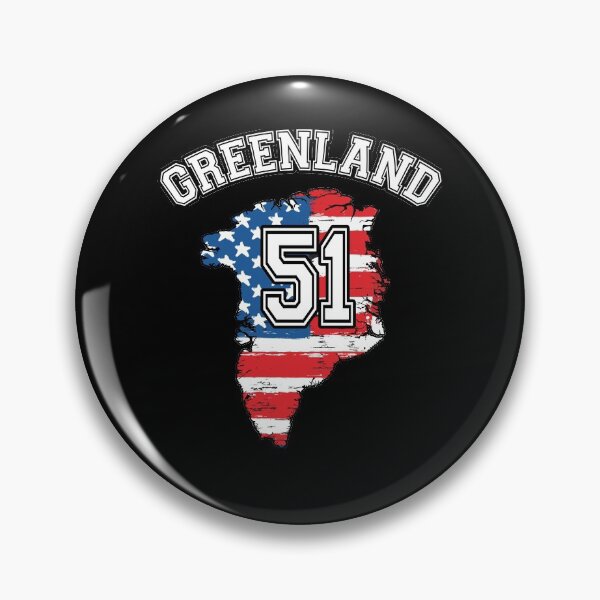 Artikelvorschau, Amerikanische Flagge Grönlands 51. Staat USA politisch entworfen und verkauft von funnytshirtemp.