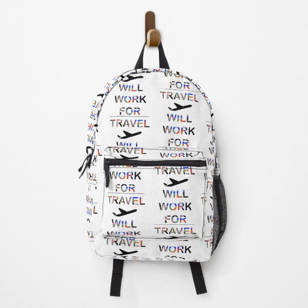 Item preview, Will Work For Travel designed and sold by eufouria.