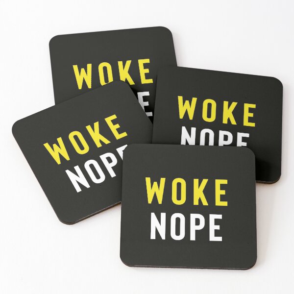 Item preview, Woke Nope designed and sold by StoaMart.