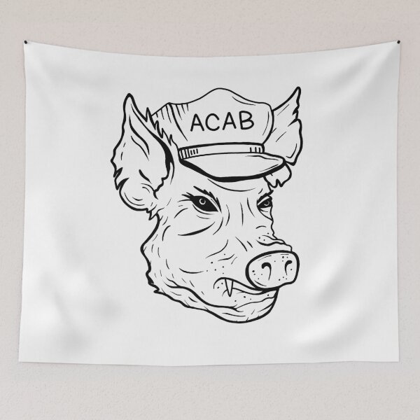 Item preview, ACAB Pig designed and sold by ValentinaHramov.