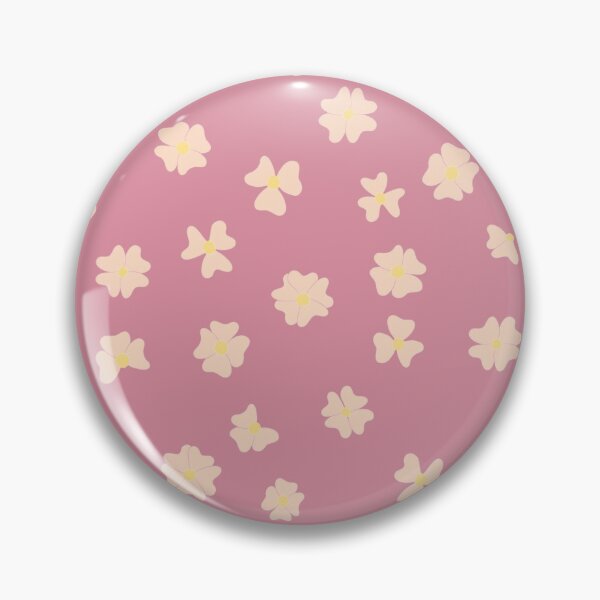 Item preview, Pretty in pink - cute flowers on a pink sky designed and sold by studioMoSa.
