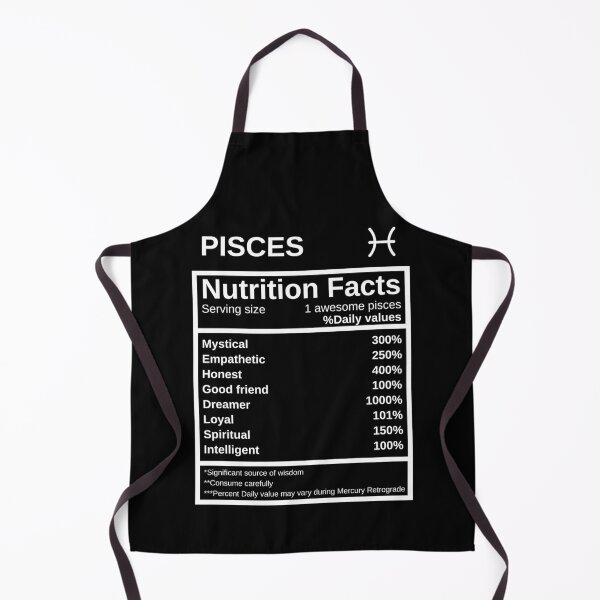 Item preview, Pisces Nutrition Facts designed and sold by lolora.