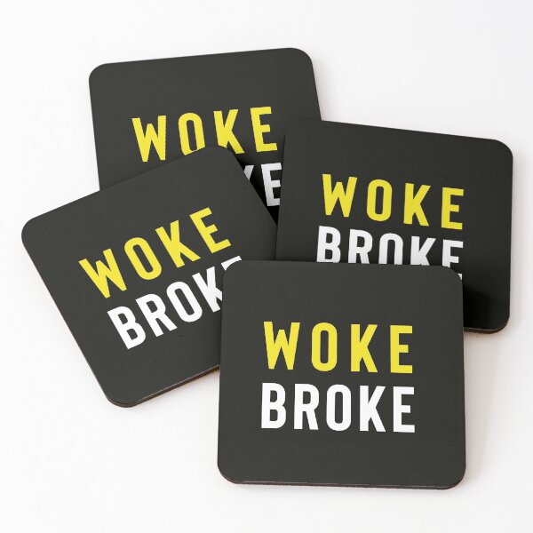 Item preview, Woke Broke designed and sold by StoaMart.