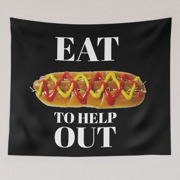Item preview, Eat Out To Help Out designed and sold by stevenwoodcock.