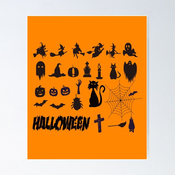 Item preview, creative halloween silhouettes designed and sold by qzpolo.
