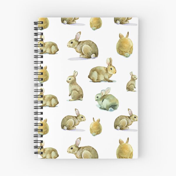 Item preview, watercolor seamless pattern rabbit, hare watercolor designed and sold by Anastasia Lembrik.