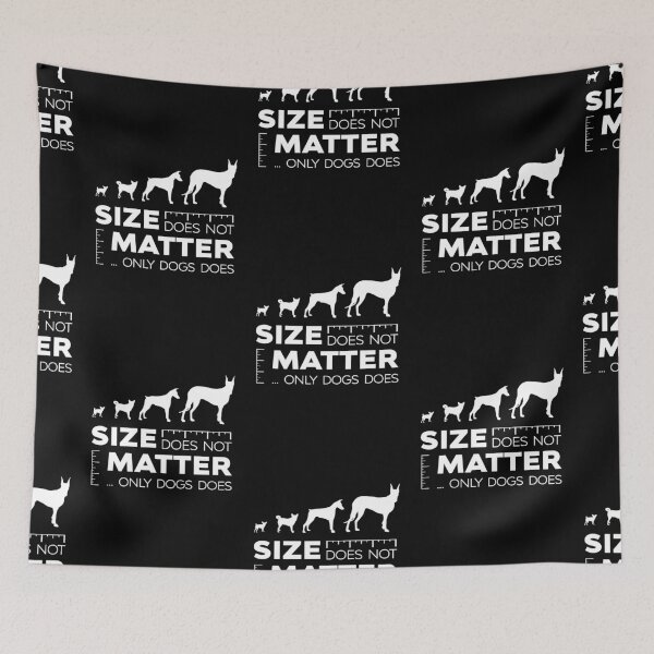 Item preview, Size Matters - Size does not matter with dogs | TAGADOG designed and sold by tagadog.