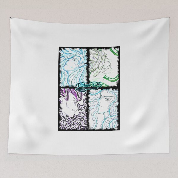 Item preview, Tentacle Boys Headshot poster designed and sold by LetZoeSpoilYou.