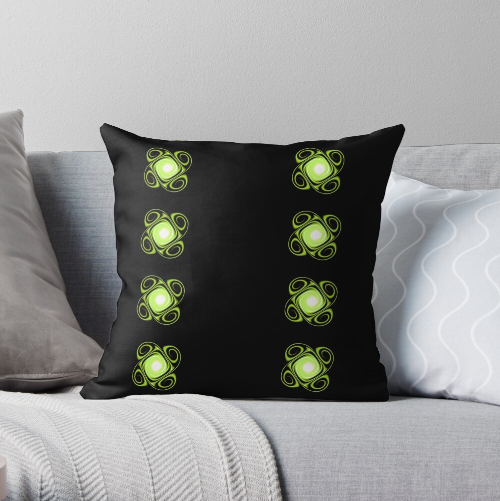Abstract acrylic patterns design Throw Pillow