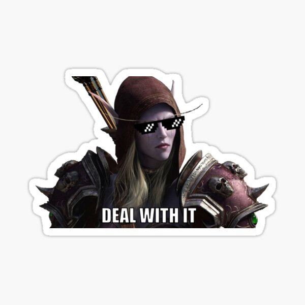 Sylvanas Windrunner WoW Meme Sticker