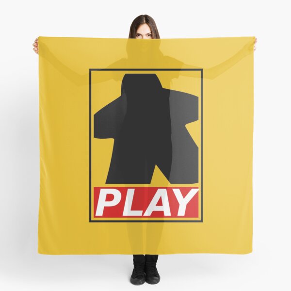 Obey and play board games with meeples ! Scarf