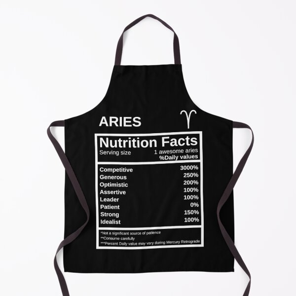 Item preview, Aries Nutrition Facts designed and sold by lolora.