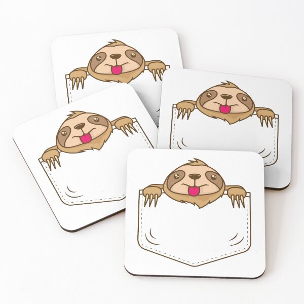 Item preview, Faux Pocket with Sloth designed and sold by AlteredAtelier.