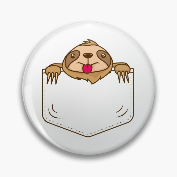 Item preview, Faux Pocket with Sloth designed and sold by AlteredAtelier.