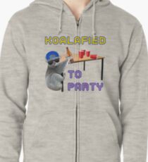 Koalafied to Party Zipped Hoodie
