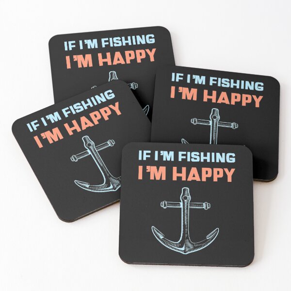 Item preview, IF I'M FISHING | I'M HAPPY designed and sold by Ashalcheema.