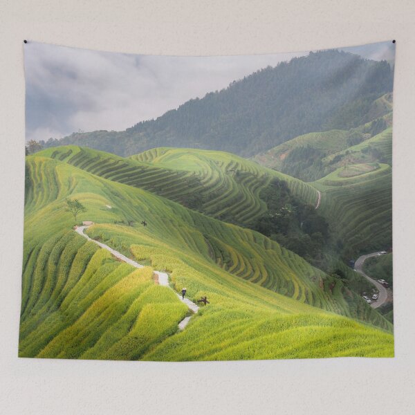 Item preview, Hills of Longji designed and sold by LukeDavidPhoto.