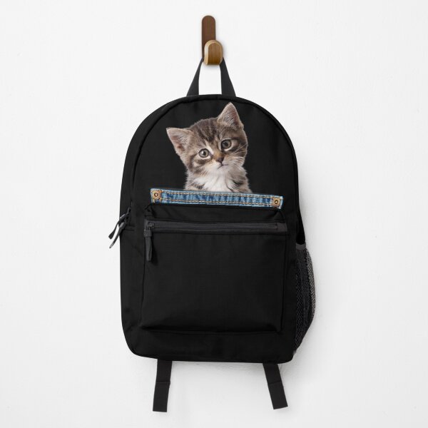 Item preview, Cute Kitten in a Pocket designed and sold by WildWoyages.