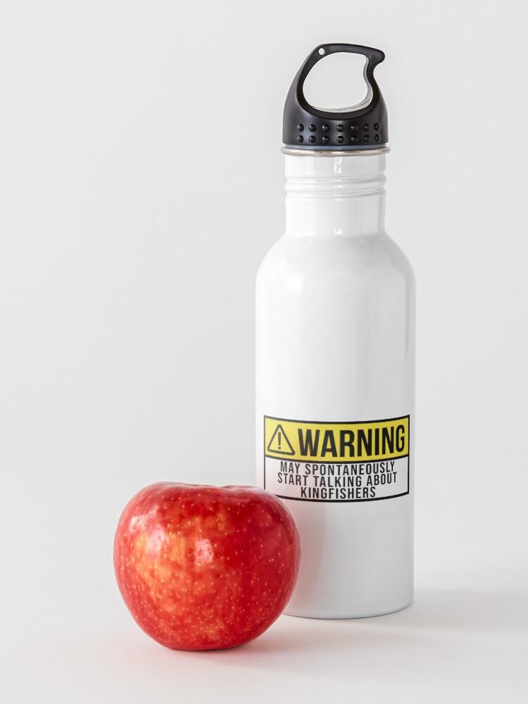 Alternate view of May Spontaneously Start Talking About Kingfishers Water Bottle