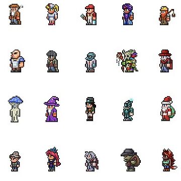 Artwork thumbnail, Terraria NPCs by BukLauDesu