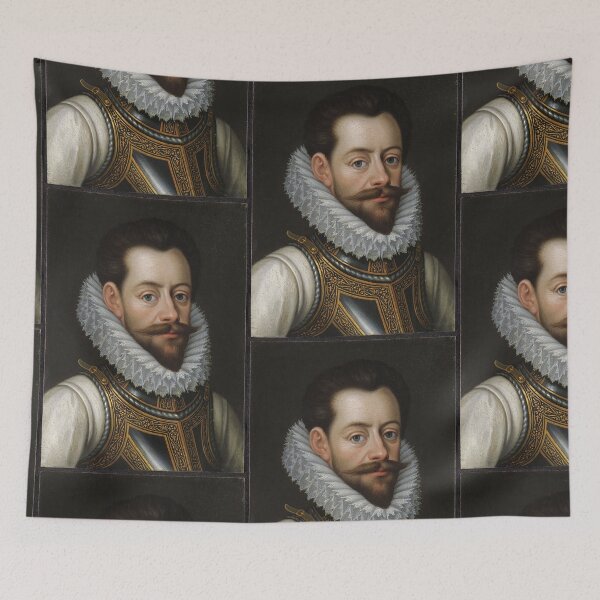 Item preview, Ruff collar royal vintage painting designed and sold by Vintage Designs +.