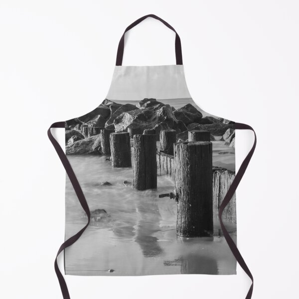 Item preview, Dreamy Seawall Grayscale designed and sold by mljdwhite.