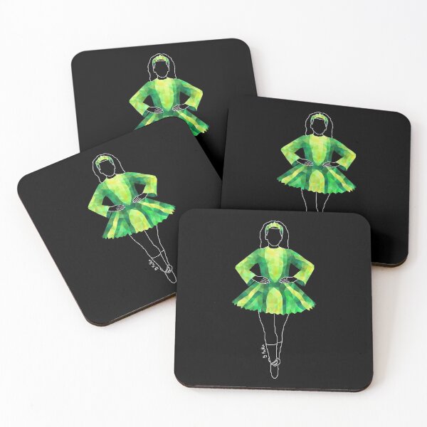 Item preview, Irish Dancer In Green Dress designed and sold by TraDArt.