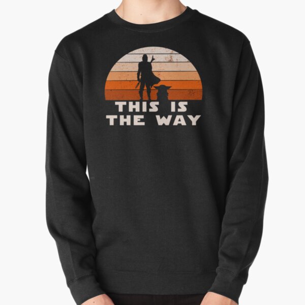 Mando Retro c'est le chemin et le coucher du soleil de bébé Sweatshirt épais