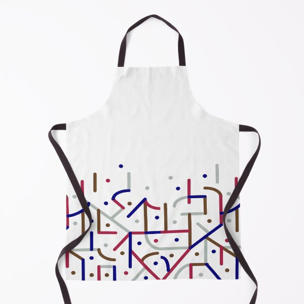 Item preview, Lines and Dots Motif Geometric Print designed and sold by DFLC Prints.