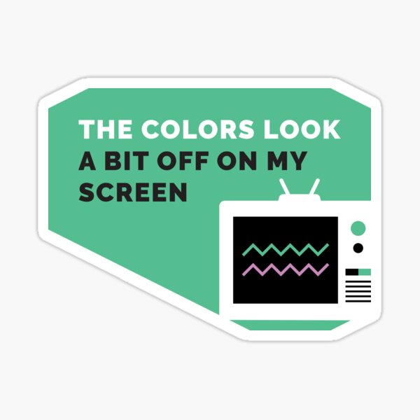 Item preview, OFF COLORS - Funny Video Editing Client Quote designed and sold by skiprender.