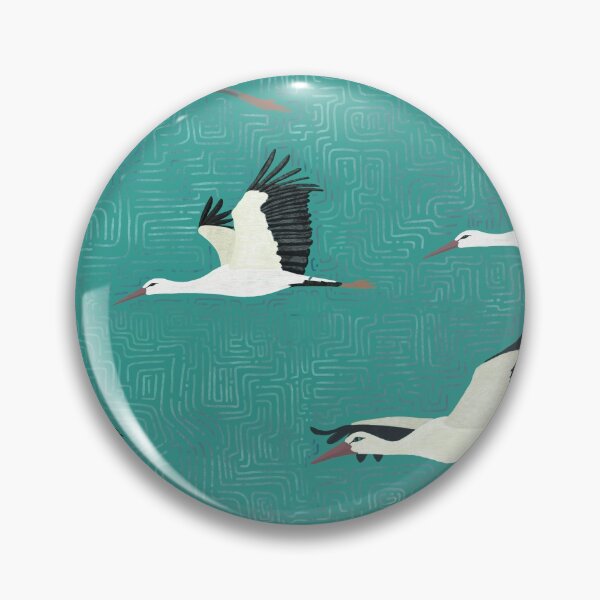 Item preview, Storks migrating designed and sold by Flyingwall.
