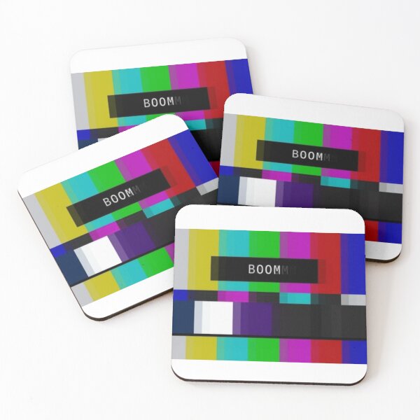 Item preview, Boom  SMPTE Standard Definition Television Color Bars Slim Fit Mask designed and sold by Mr Wolf.