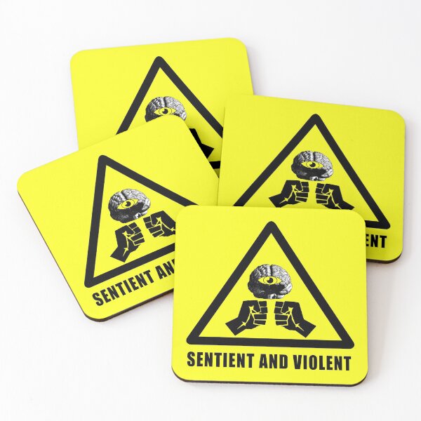 Item preview, Sentient and Violent - SCP Sign designed and sold by 1SilentEcho.