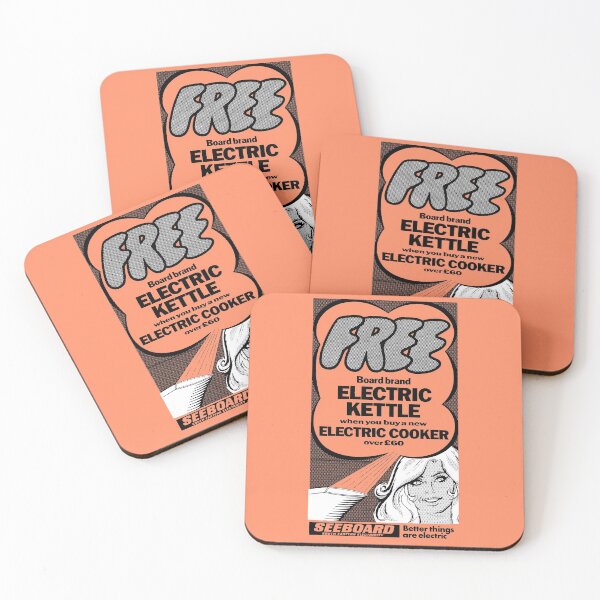 Item preview, FREE ELECTRIC KETTLE - 1970s BRITISH ELECTRICITY ADVERT designed and sold by ThrowbackAds.